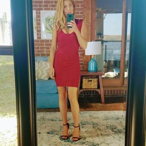 💃2/$24 burgundy French connection dress bandage